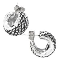 Earrings Giovanni Raspini Woman Serpente in Silver 12703